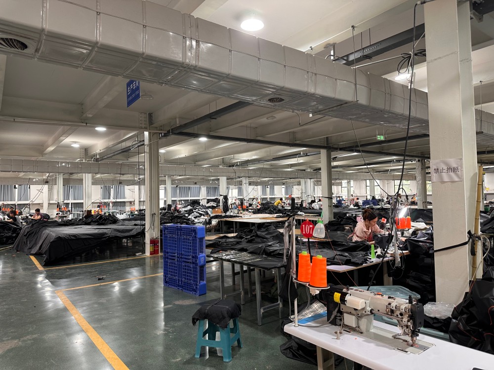 Factory sewing area